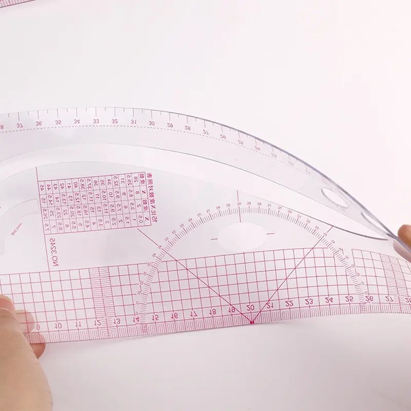 6 قطعة مسطرة منحنية فرنسية مسط - مراجعة Sewing Gauge Ruler وسعره